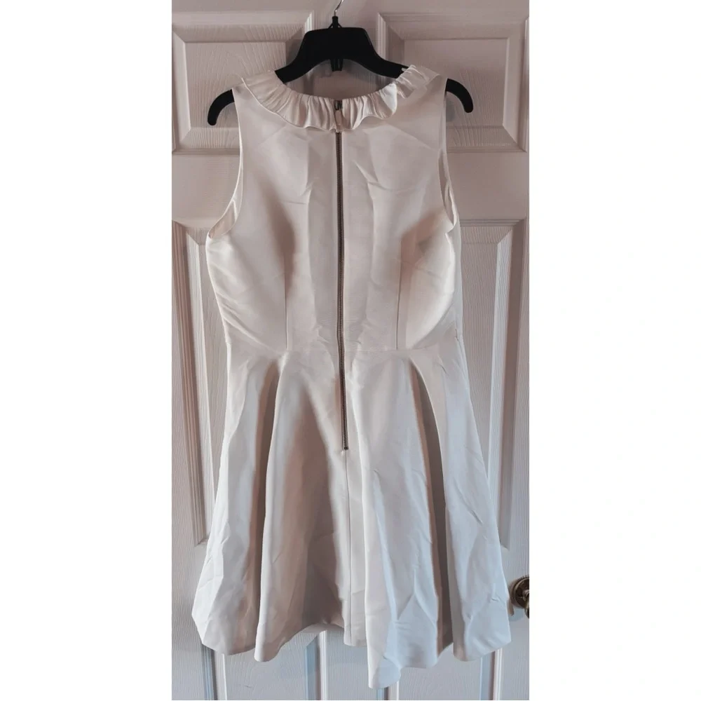 Ted Baker Cream Ruffled Dress - Picture 2 of 6